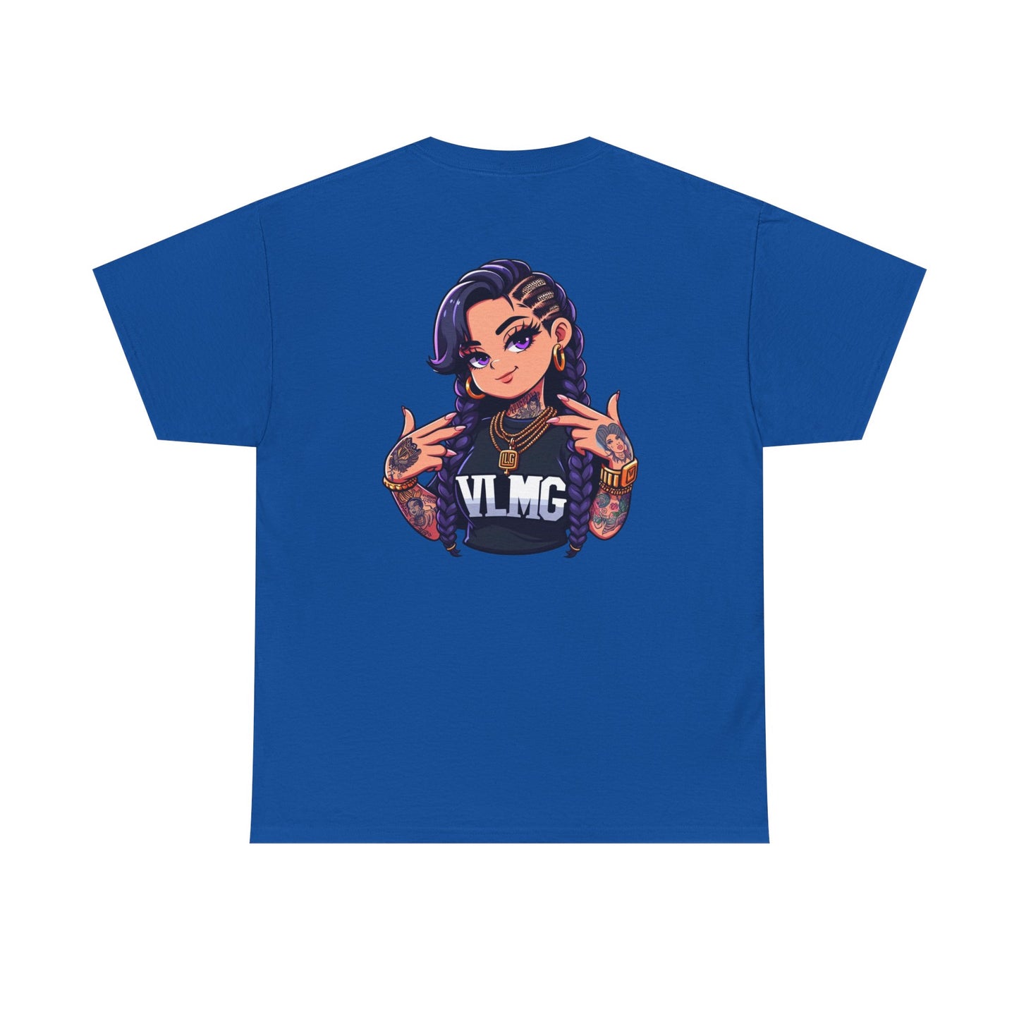 VLMG Womans Heavy Cotton Tee - Lit Design