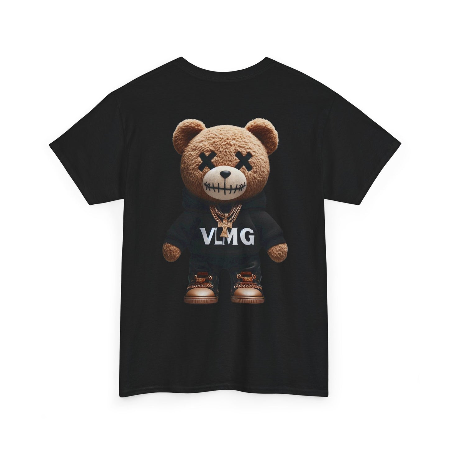 Mizzal Bear Graphic Unisex Heavy Cotton Tee - Streetwear Style