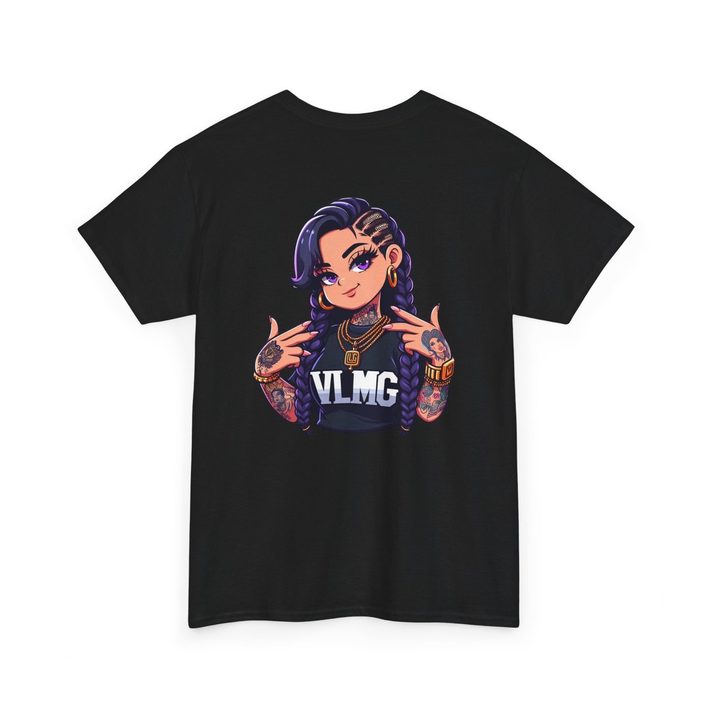 VLMG Womans Heavy Cotton Tee - Lit Design