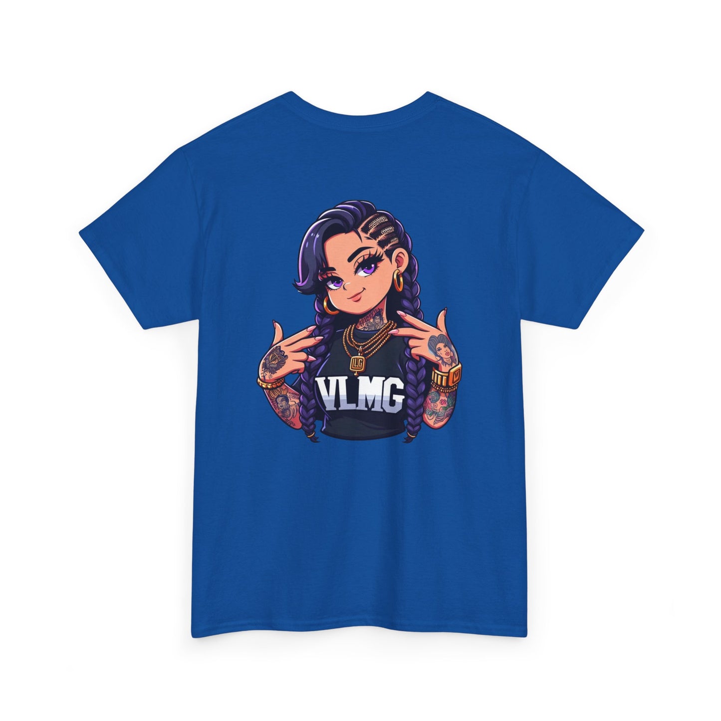 VLMG Womans Heavy Cotton Tee - Lit Design