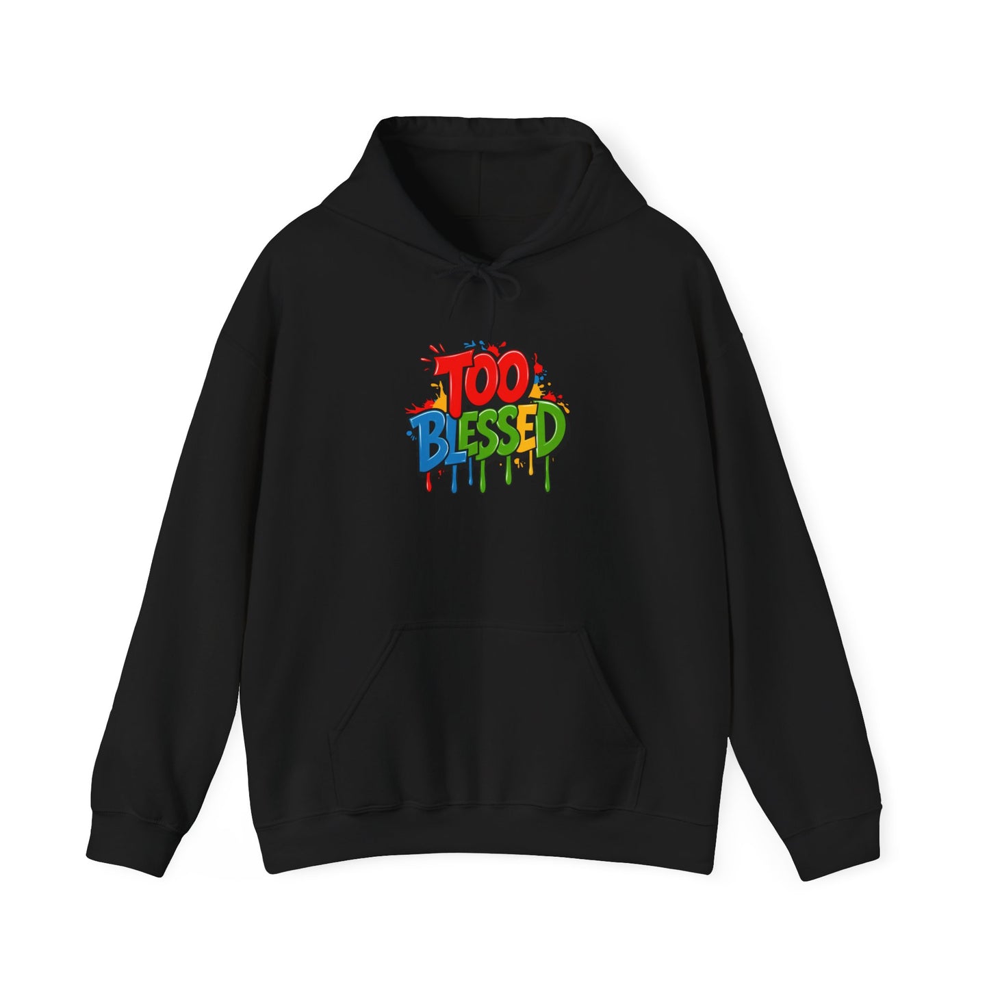 Too Blessed & Elevate Ambitions Hooded Sweatshirt - Unisex Heavy Blend™
