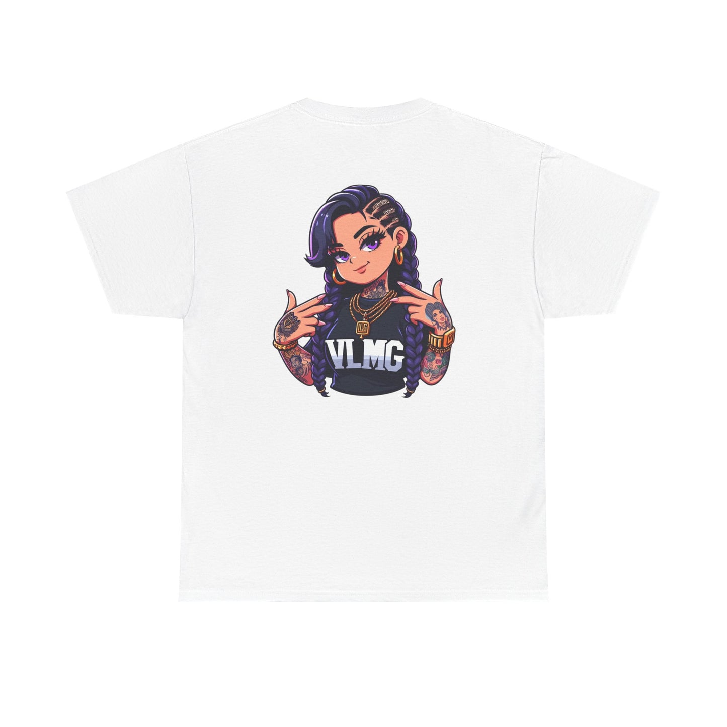 VLMG Womans Heavy Cotton Tee - Lit Design