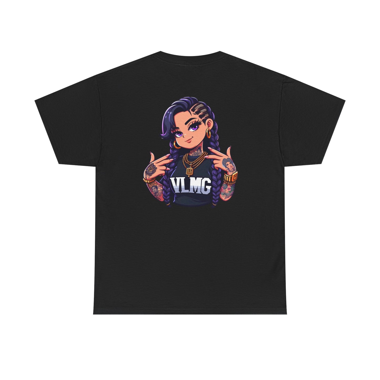 VLMG Womans Heavy Cotton Tee - Lit Design