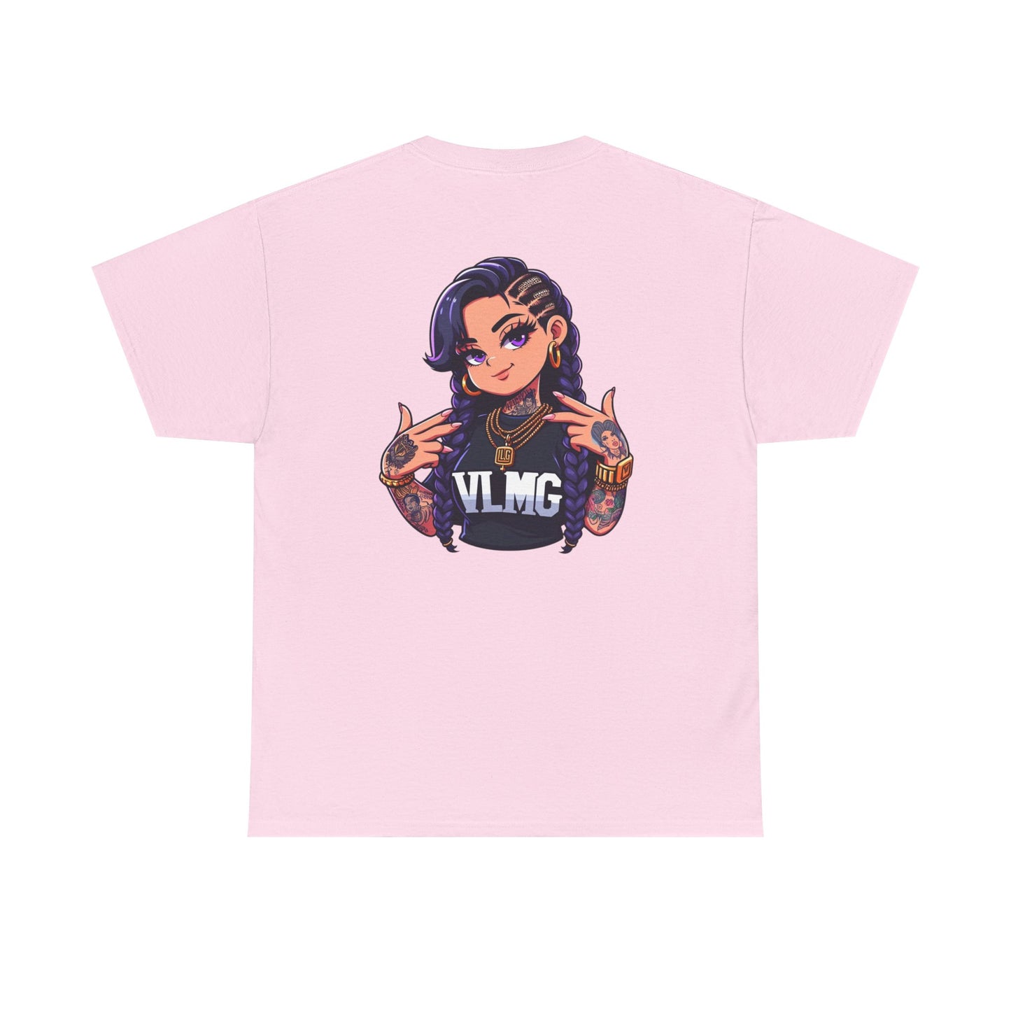 VLMG Womans Heavy Cotton Tee - Lit Design