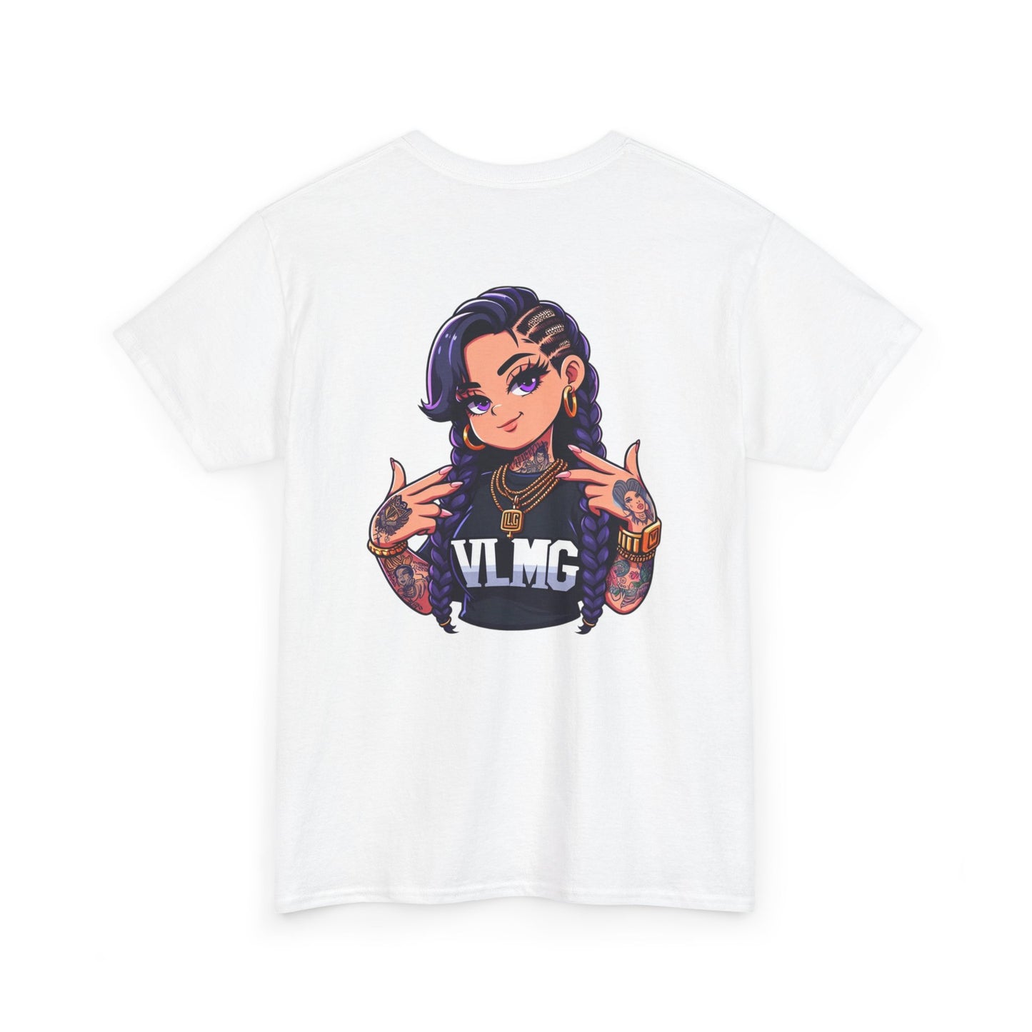 VLMG Womans Heavy Cotton Tee - Lit Design