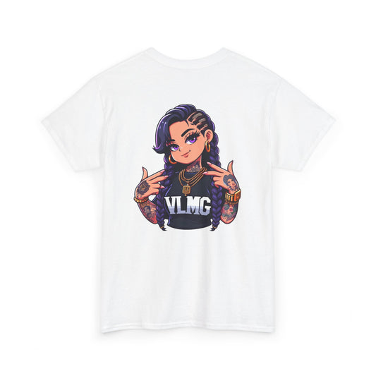 VLMG Womans Heavy Cotton Tee - Lit Design
