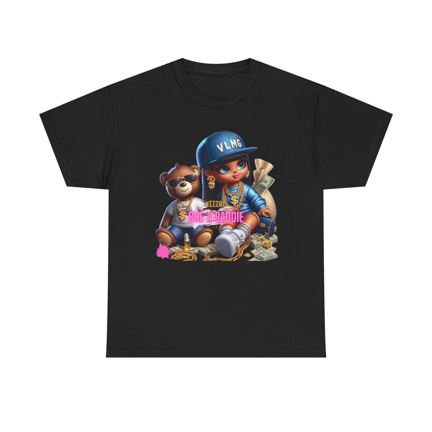 She A Baddie Stylish Unisex Heavy Cotton Tee with Trendy Graphic Design